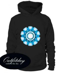 Iron Man Arc Reactor Sevgili Tisort comfort Hoodie