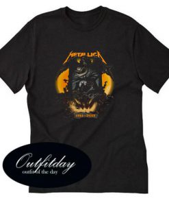 Jack Skellington Metallica 1981 2019 Halloween T shirt