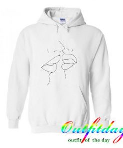 Kiss Line Art comfort Hoodie