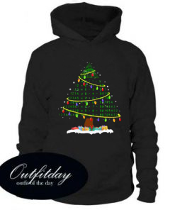 Math Teacher Christmas Tree adult Hoodie