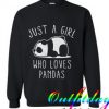 Panda Lover comfort Sweatshirt