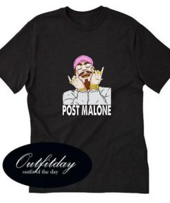 Post Malone Pink Hat T shirt