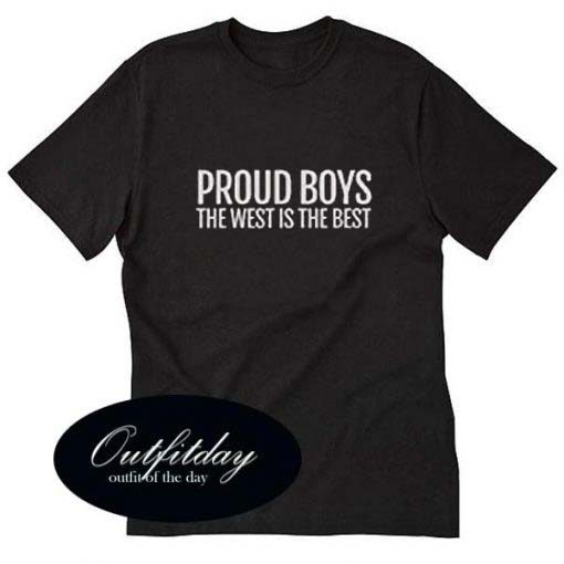 Proud Boys Western Chauvinist T Shirt Size XS,S,M,L,XL,2XL,3XL