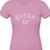 Queen AF Light Pink T Shirt Size S,M,L,XL,2XL,3XL