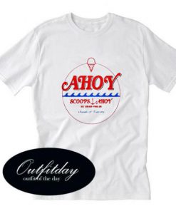 Scoops Ahoy Ice Cream Parlor Ocean of Flavors T Shirt Size XS,S,M,L,XL,2XL,3XL