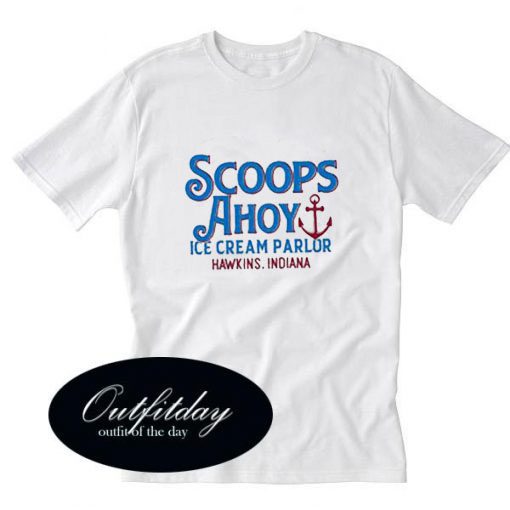 Scoops Ahoy Ice Cream Parlor T Shirt Size XS,S,M,L,XL,2XL,3XL