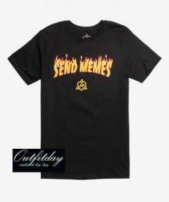 Send Memes Black T-Shirt