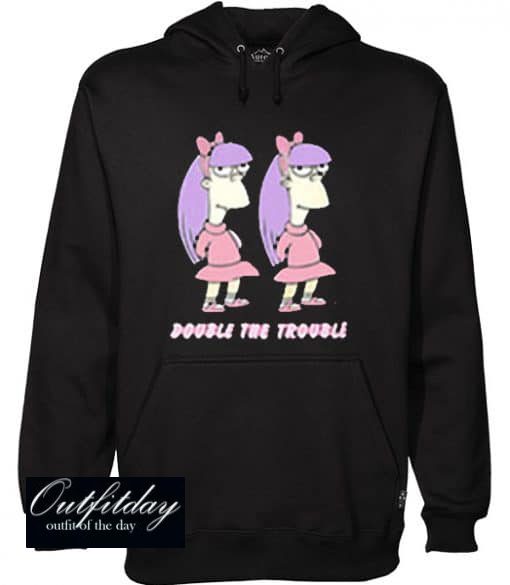 Simpsons Double The Trouble Hoodie