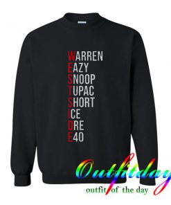 West Side Hip Hop Rap Music Artist comfort Sweatshirt
