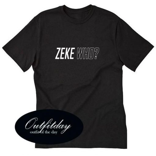 Zeke Who That’s Who Black T shirt