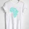 african map T Shirt Size XS,S,M,L,XL,2XL,3XL