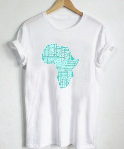african map T Shirt Size XS,S,M,L,XL,2XL,3XL