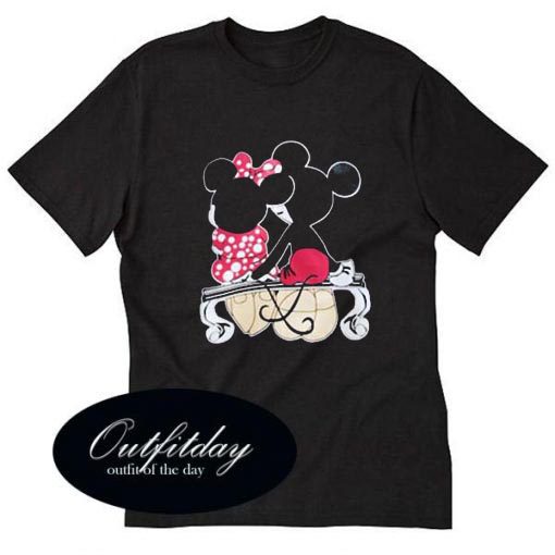 mickey and minnie art Unisex tshirts