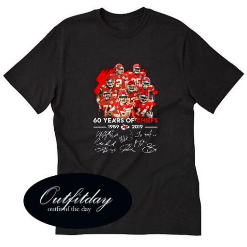 60 Years of Chiefs Signatures T-Shirt