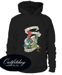 Alan A Dale Rooster Oo De Lally Golly What A Day Tattoo Hoodie