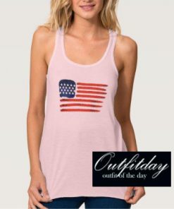 American Flag For Patriots Tank Top
