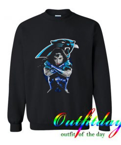 Carolina panthers and wonder woman Sweatshirt