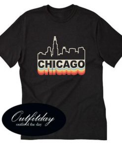 Chicago Skyline Vintage T-Shirt