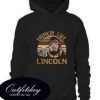 Coors Light Drinkin Like Abraham Lincoln Abe America Flag Sunset Hoodie