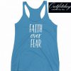 Faith Over Fear Tank Tops