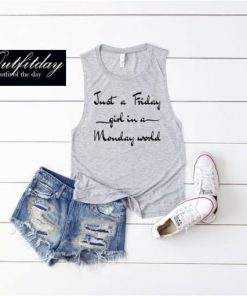 Girl In A Monday World Tank Top