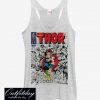 Marvel Mighty Thor Comic Book Cover Print Girls Tank Top
