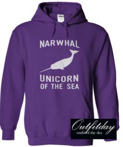 Narwhals Unicorm of the sea Hoodie