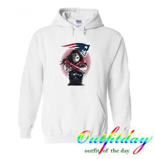 New england patriots and wonder woman Hoodie