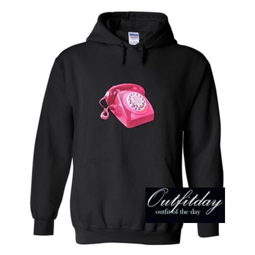 Pink Telephone Hoodie