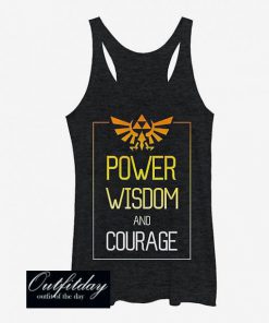 Power Wisdom Courage Girls Tanks