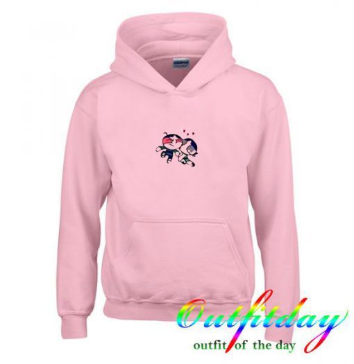 Powerpuff Girl Buttercup Kiss Hoodie