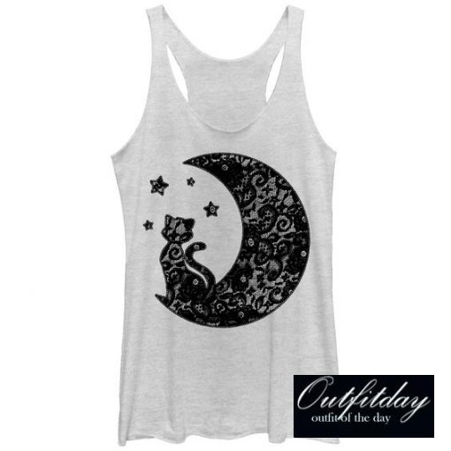 The Cat in the Moon Tank Top