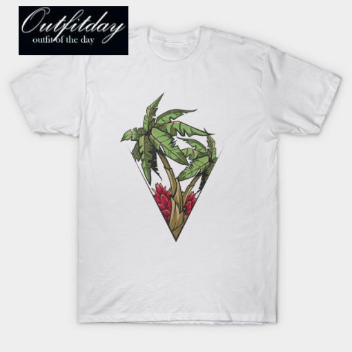 Tropical Beach Palm Trees T-Shirt