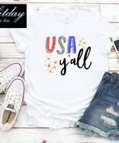 USA Y’all Glitter T-Shirt