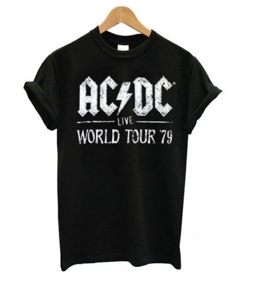 ACDC Live World Tour 79 T shirt
