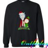 Bad Santa Rick And Morty Christmas Trending Sweatshirt