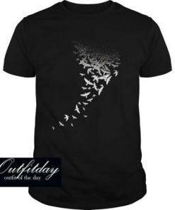 Birds Black New Design T-Shirt