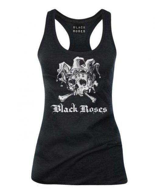 Black Roses Tank Top