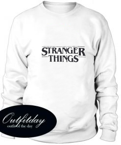 Black White Stranger Things Trending Sweatshirt