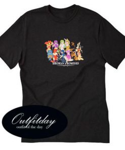 Broken Promises Whole Gang Anime T-shirt