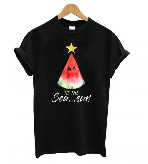 Christmas in july Tis the Sea.. Sun T shirt