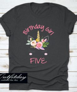 Fifth Birthday Girl T-Shirt