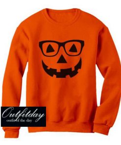 Geeky Pumpkin Face Halloween