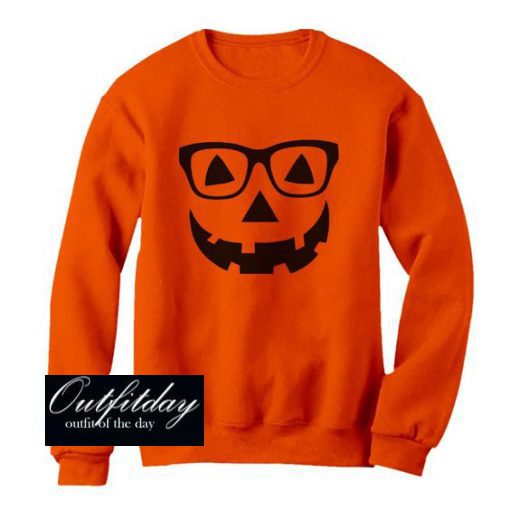 Geeky Pumpkin Face Halloween