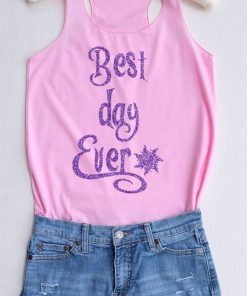 Glitter Best Day Ever Tank Top