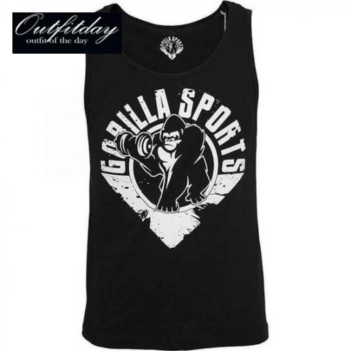 Gorilla Schwarz Tanktop