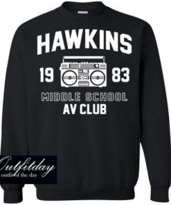 Hawkins AV Club Stranger Sweatshirt