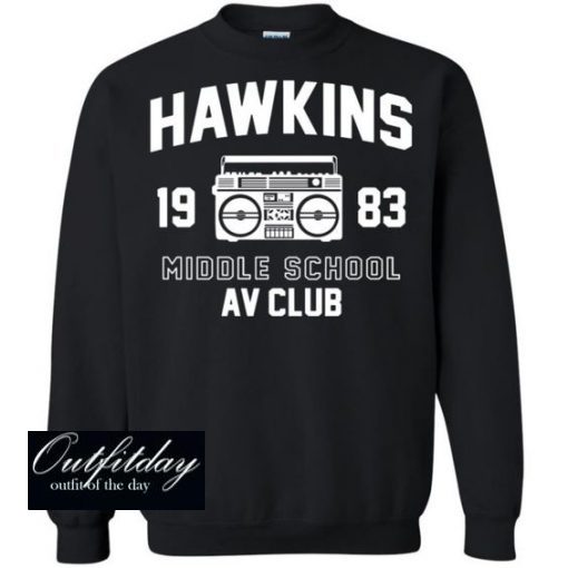 Hawkins AV Club Stranger Sweatshirt