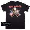 Iron Maiden crossed flags t-shirt