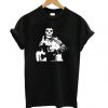 Johnny Cash The Misfits Middle Finger Black Skull T shirt